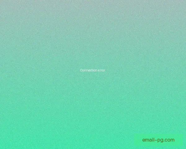 Connection error.